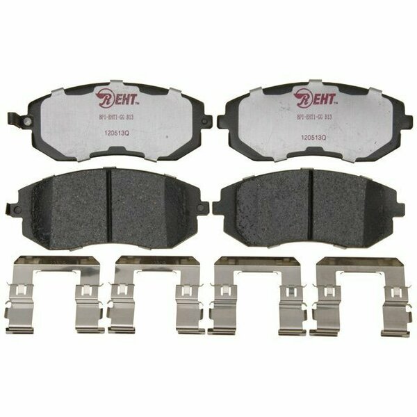 R/M Brakes BRAKE PADS OEM OE Replacement Hybrid Technology Includes Mounting Hardware EHT929H